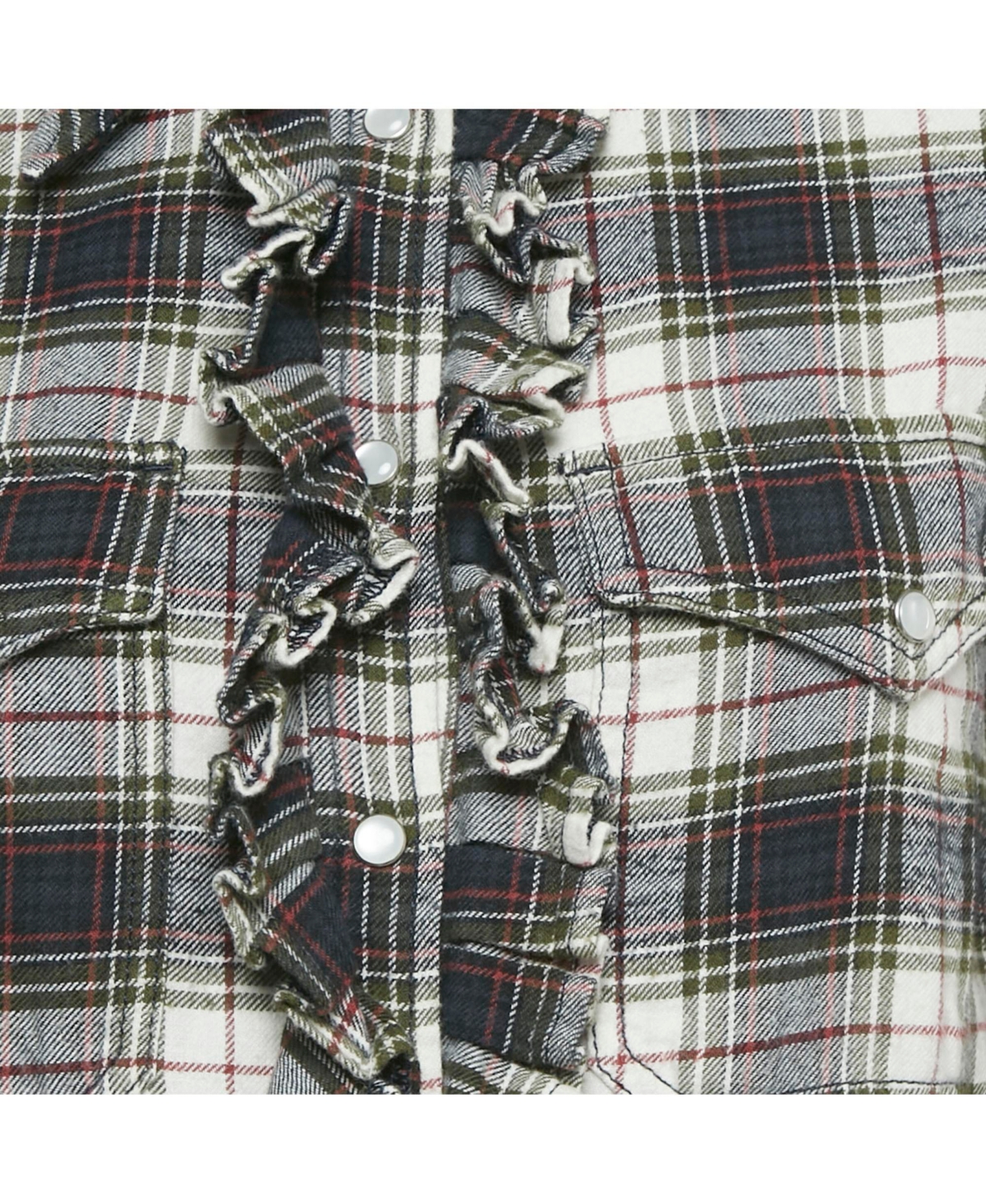 Pre-Owned Zadig & Voltaire Women's Green Checks Cotton Trissy Carreaux Shirt