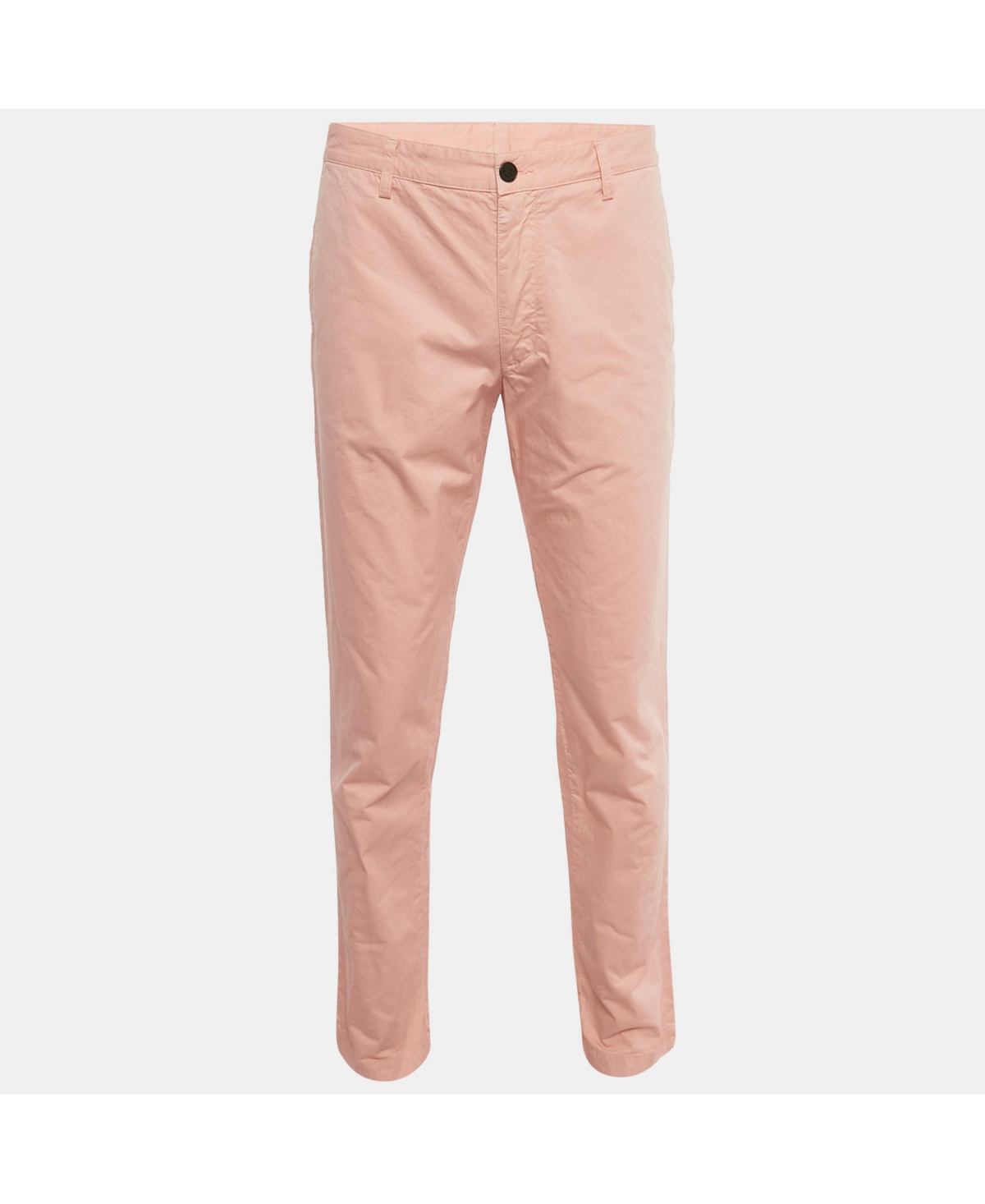 Pre-Owned Zadig & Voltaire Men's Pink Cotton Patrick Chino Trousers