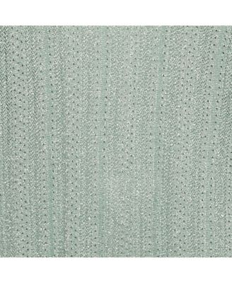 Women's Mint Green Lurex Knit Sweater