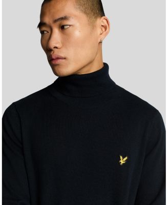 Men's Cotton Merino Turtleneck Sweater