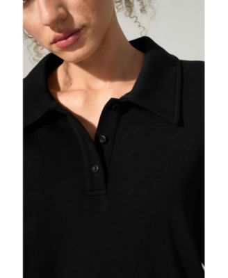 Women's Oversized Heirloom '89 Polo Collar Sweatshirt