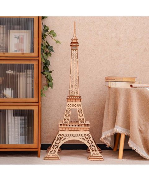 Детский пазл Robotime 3D Wooden Eiffel Tower Puzzle, Ages 14 & Up
