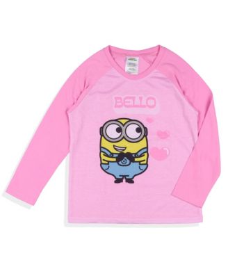 Big Girls Despicable Me Bello 2-PC Raglan Shirt and Pant Pajama Set