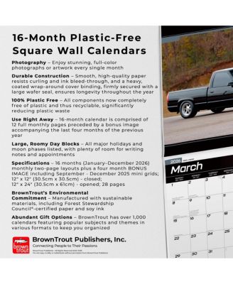 Chevy Super Sport OFFICIAL | 2026 12 x 24 Inch (Hanging) Monthly Square Wall Calendar