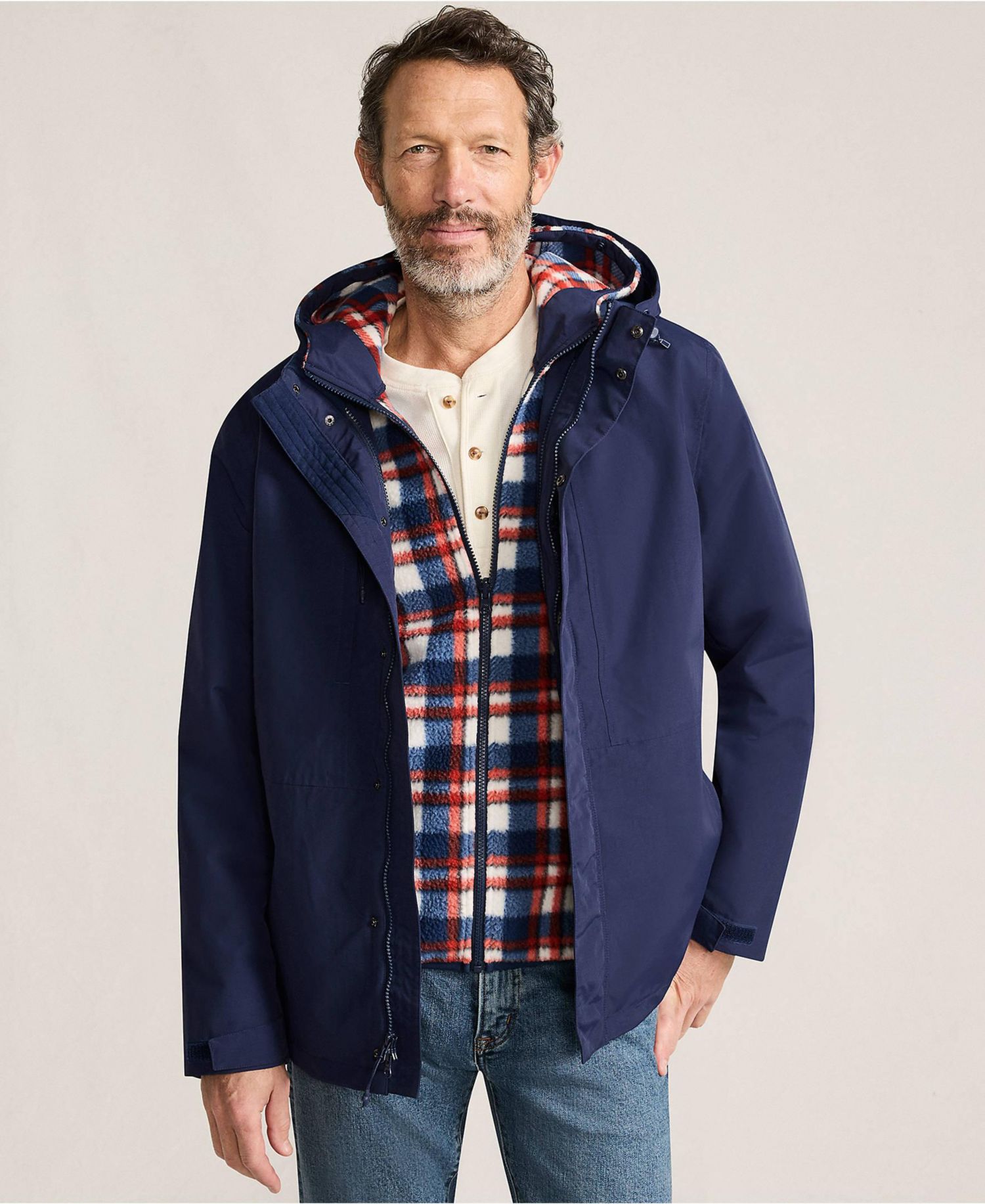 Men's Squall 3 in 1 High Pile Lined Jacket