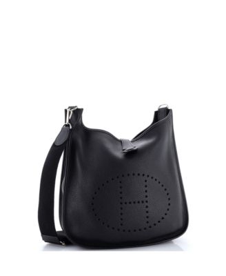 Pre-Owned HERMES GM Evelyne Bag Gen III Clemence