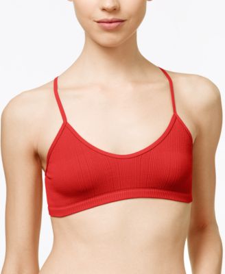 Free People - Lattice-Detail Racerback Bra Top