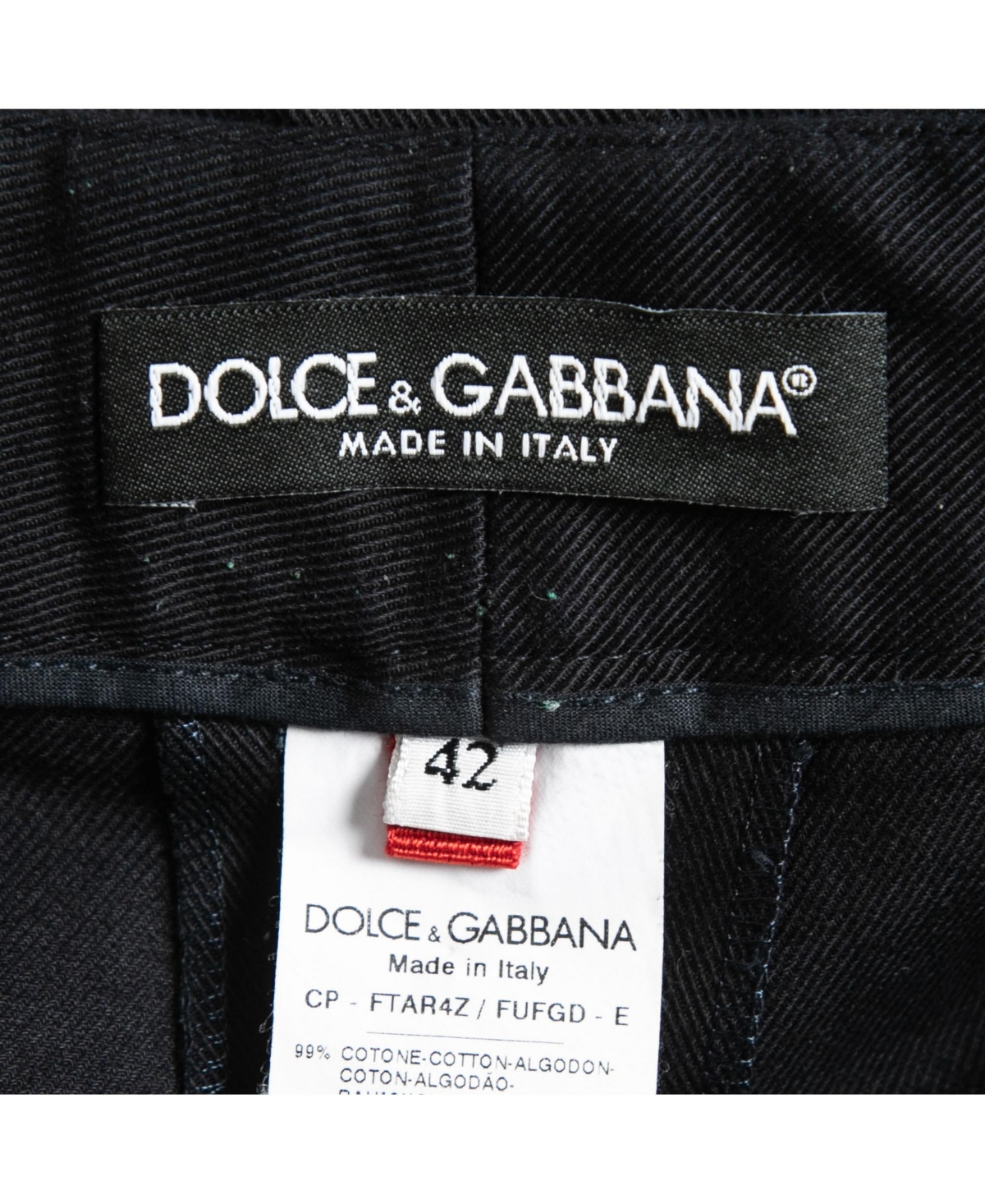 Pre-Owned Dolce & Gabbana Women's Black Cotton Embellished Embroidered Culottes