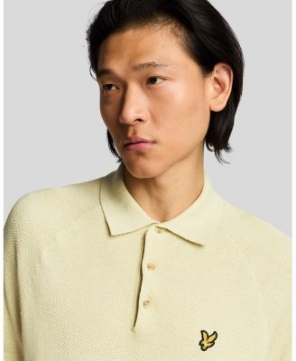 Men's Linen Blend Knitted Polo