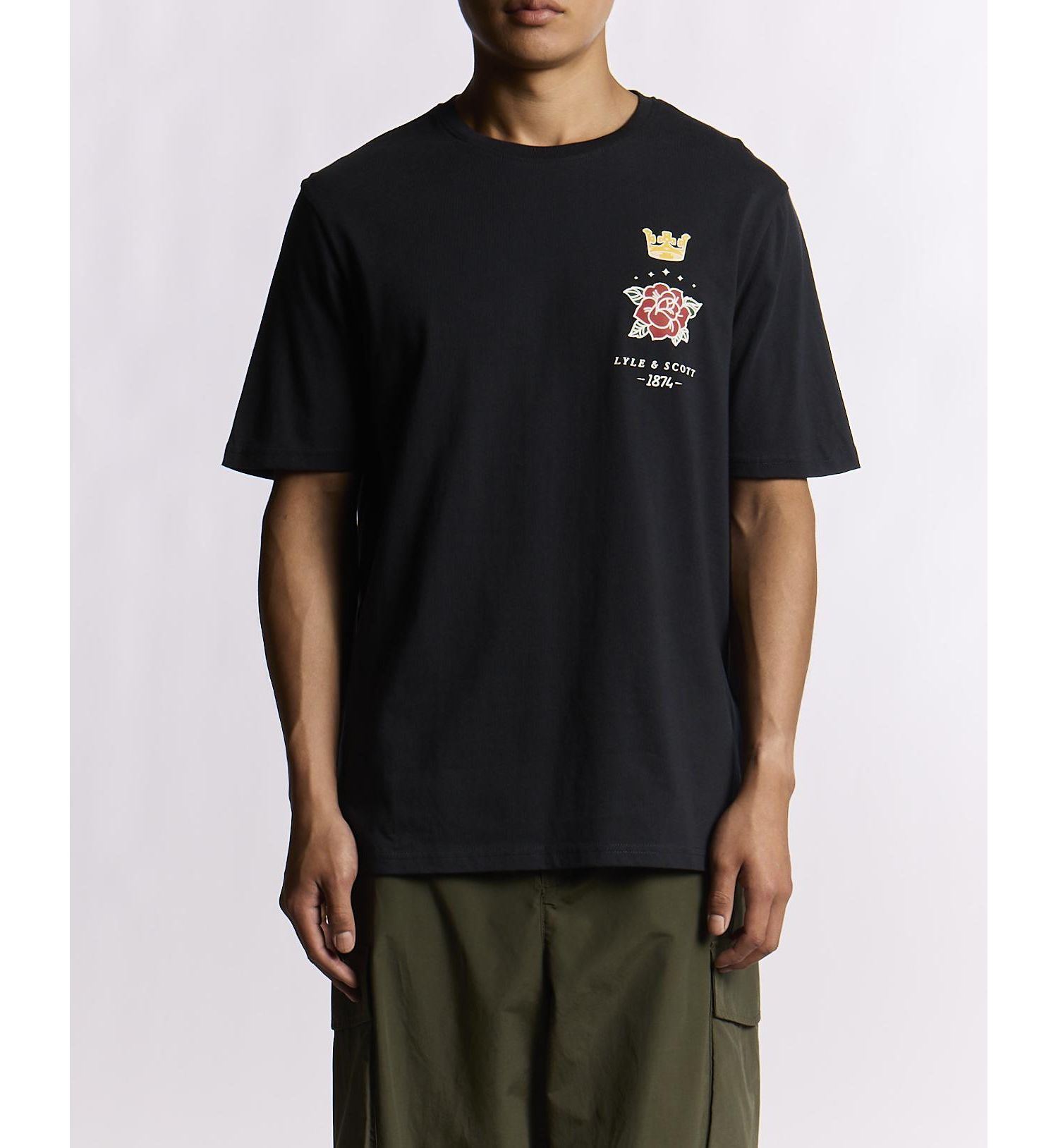 Men's Rose And Crown Graphic T-shirt