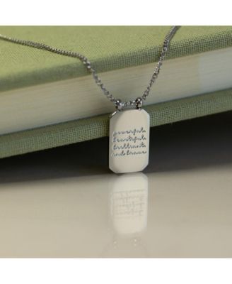 Powerful Beautiful Brilliant And Brave Note To Self Necklace