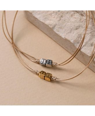 Thread Bracelet 18K gold PVD Plating Stainless Steel