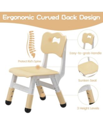3 Level Height Adjustable Kid Chair, Suitable for Home Family Classroom Nursery Indoor Use