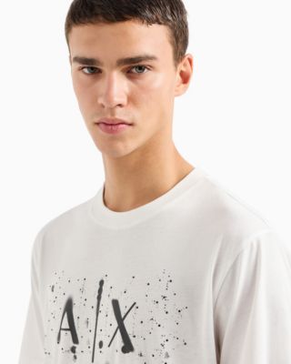 Men's Splatter Graphic Logo T-Shirt
