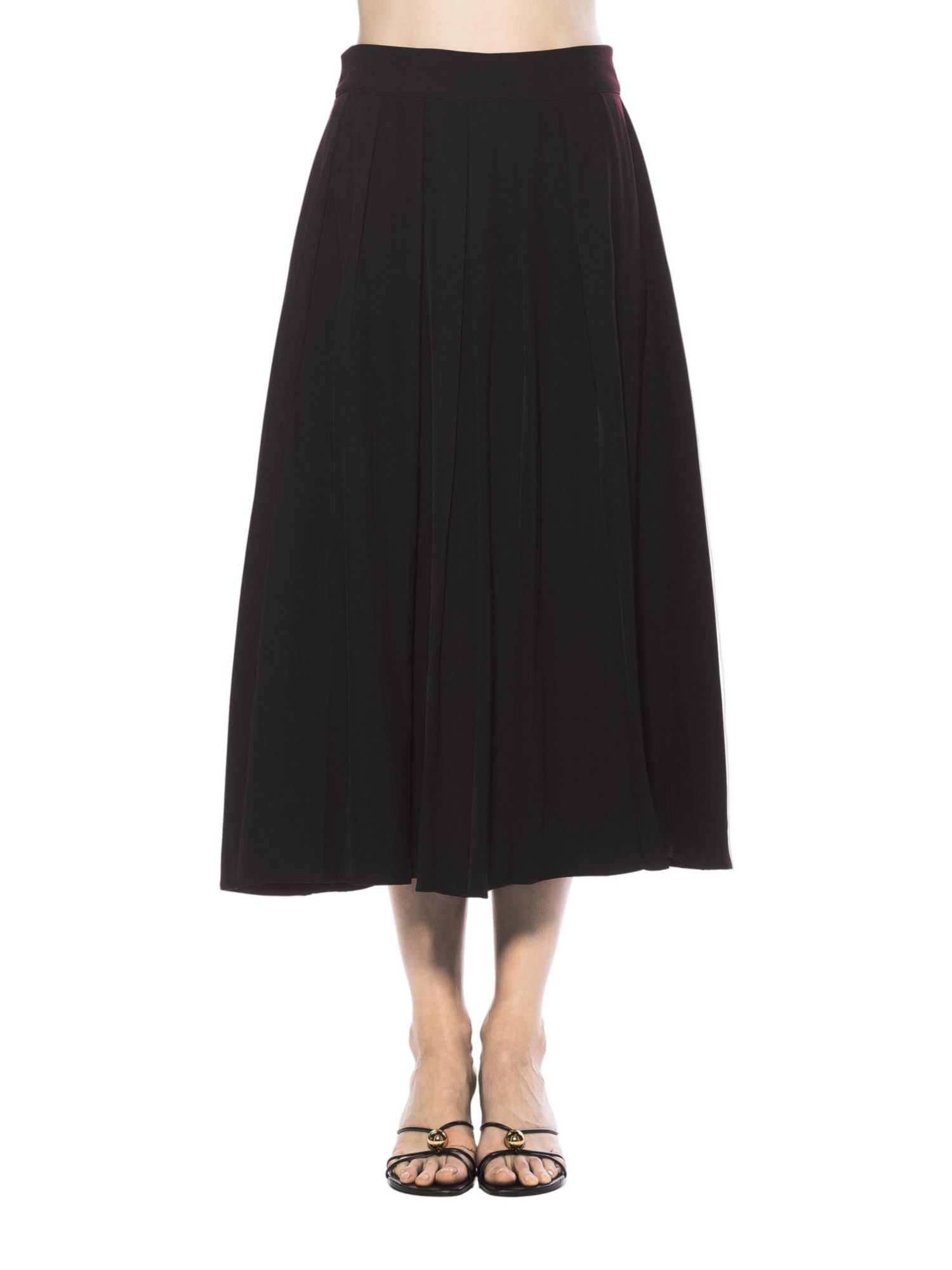 Women's Oren Long Pleated Midi Skirt