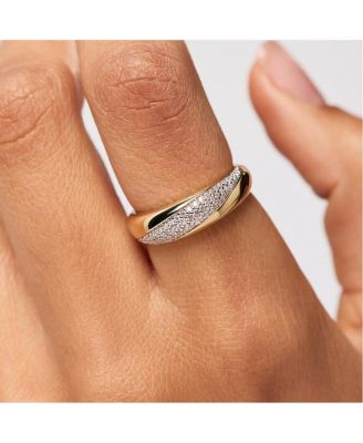 Gold Band Ring - Kira Dome Ring
