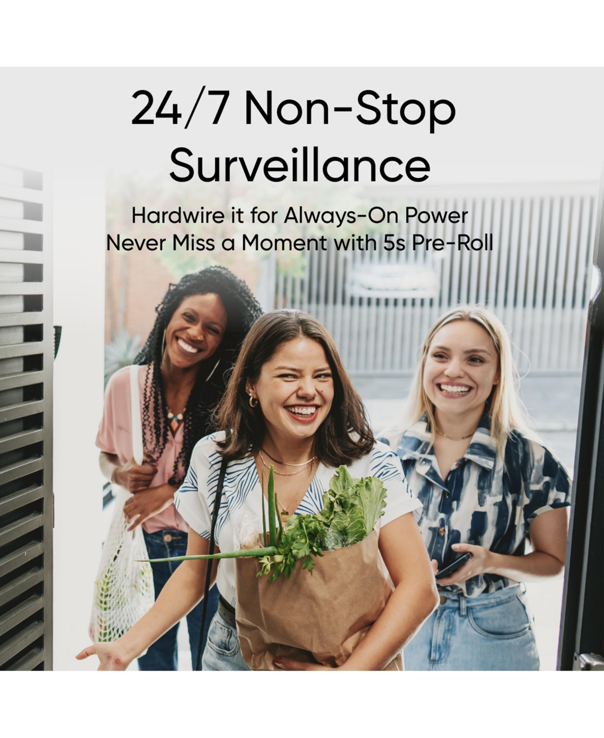 eufy C31 Smart Wi-Fi 2K Wired or Wireless Video Doorbell with 24/7 Recording and No Monthly Fees