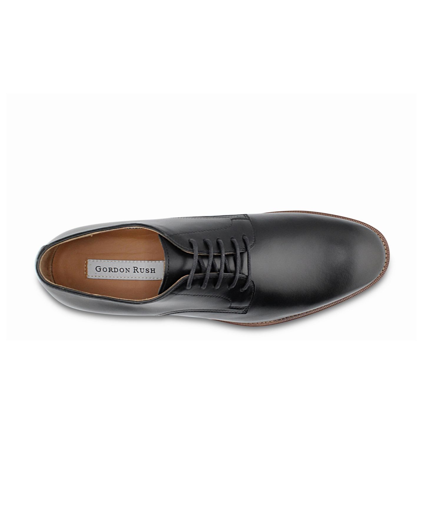 Обувь Gordon Rush Men's Mason Lace Up Plain Toe Derby, цвет: Чёрный — фото 4