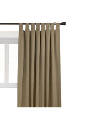 Commonwealth Ventura Tab Top Curtain Panel Pair Window Dressing each - 78x84", Pebble