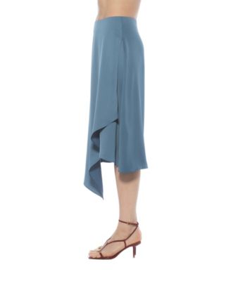 Women's Jess Asymmetric Midi Skirt