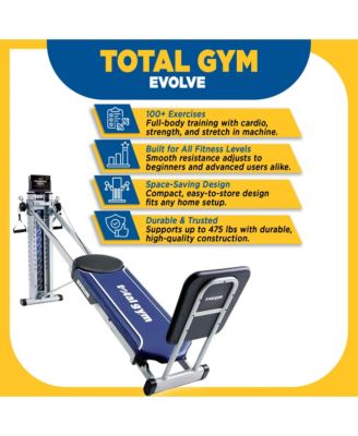 Evolve Home Fitness Full Body Workout Exercise Equipment Machine, Blue