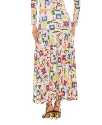 Women's Lia Shirred Maxi Skirt