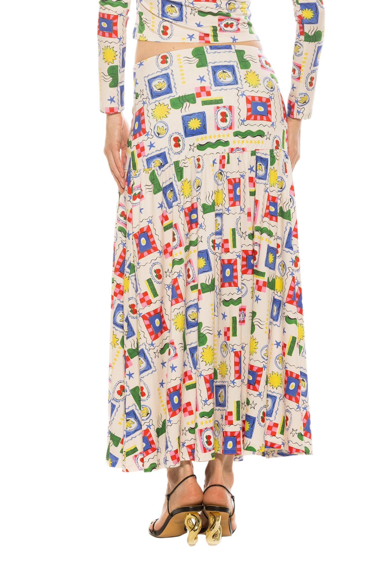 Women's Lia Shirred Maxi Skirt