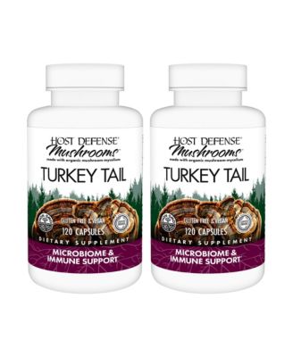 Turkey Tail Capsules, 240 ct (Pack of Two 120 ct Units)