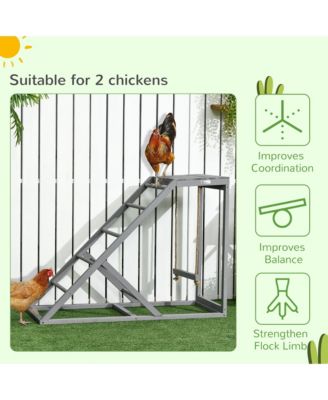 Chicken Activity Play Chicken Coop Toy Hen Accessory w/ Platform