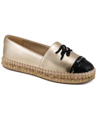 Karl Lagerfeld Chestnut Leather Slip-Ons Karl Lagerfeld Women main image 4