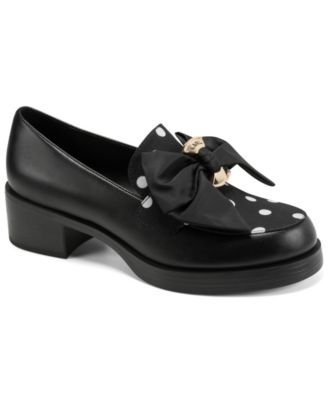 Women's Camilia Fan Polka-Dot Loafers