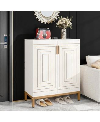Compact Shoe Storage Cabinet for Hallway and Foyer