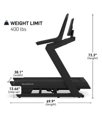 X16 Treadmill with 40% Incline for Strength and Cardiovascular Health