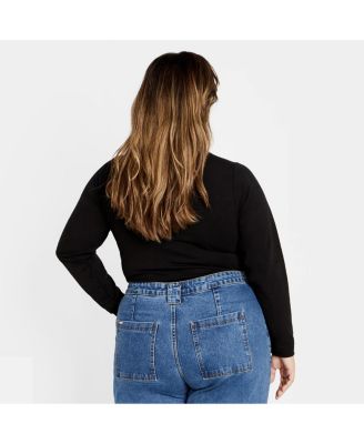 Plus Size Amelila Pleat Bodysuit