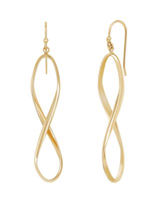 Drop Earrings in 10k Yellow Gold