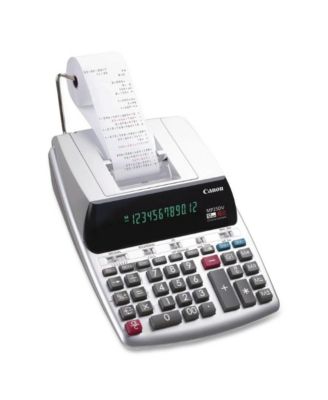 2202C001 4.3 Lines/Sec MP25DV 12-Digit Ribbon Printing Calculator - Black/Red Print