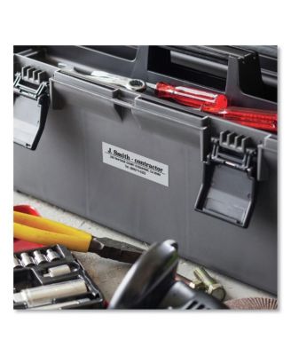 TZES951 0.94 in. x 26.2 ft. TZ Extra-Strength Adhesive Laminated Labeling Tape - Black on Matte Silver