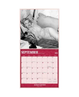 Marilyn Monroe OFFICIAL | 2026 12 x 24 Inch (Hanging) Monthly Square Wall Calendar | Foil Stamped Cover | Plastic-Free