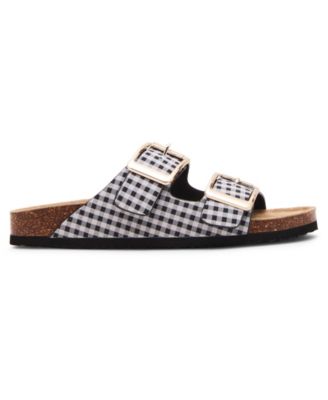 Bodie Buckle Footbed Slide Sandals