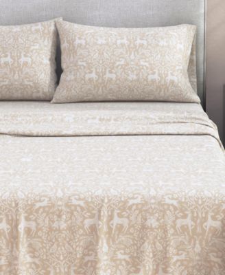 Ultra-Soft Turkish Cotton Flannel Holiday Print Sheet Set