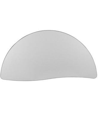 47.5" Half Circle Wave Flexible Collaborative Kids Adjustable Height Activity Table