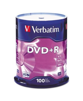 95098 4.7 GB DVD+R Recordable Disc - Silver (100/Pack