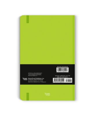 Pantone OFFICIAL Green | 5.25 x 8.25 Inch Lined Compact Journal | Non-Dated