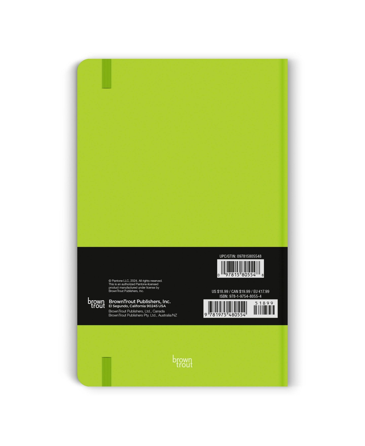 BrownTrout Pantone Official | 5.25 x 8.25 Inch Lined Compact Journal | Non-Dated