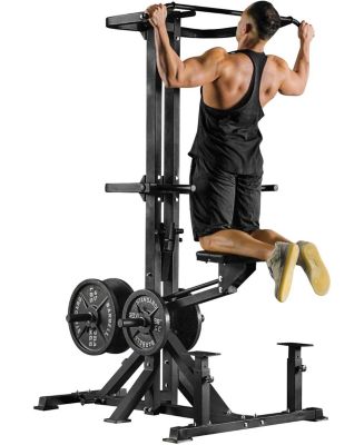Mikolo Assisted Pull Up Machine, 600LBS Leverage Assisted Chin and Dip ...