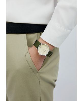 Men's Watch Nylon Strap ORTON in Green