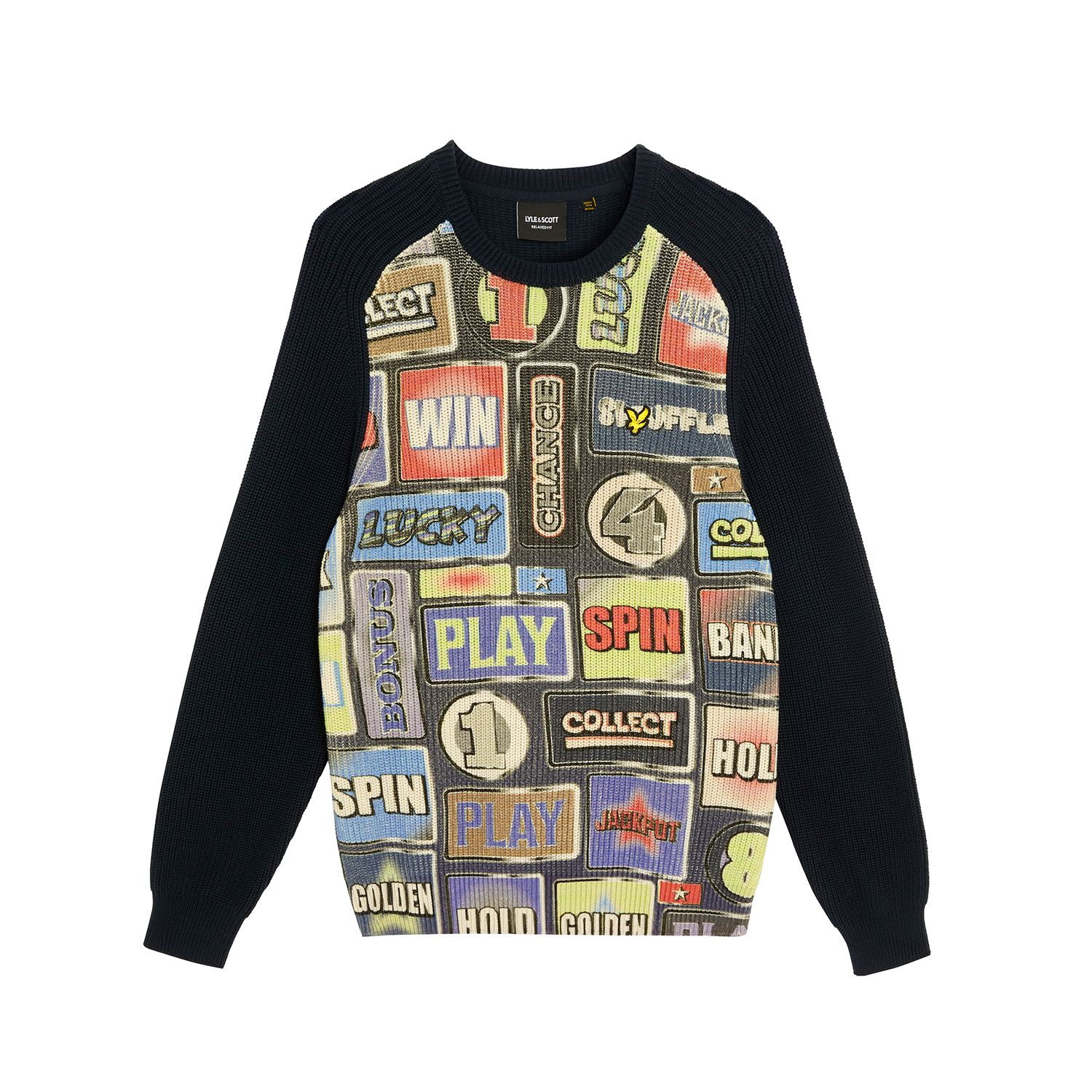 Men's Fruit Machine Graphic Crew Neck Jumper