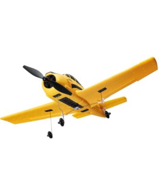 RC Plane, 2.4GHz 4-Channel Trainer Airplane with 6-Axis Gyro, 2 Batteries, Ready-to-Fly Glider for Adults & Kids Beginners