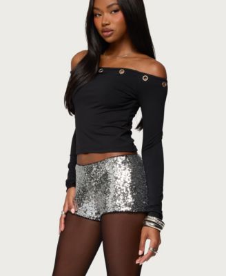 Women's Trina Grommet Off Shoulder Top