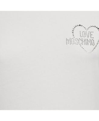 Women's Logo Rhinestone Jersey Long Sleeve T-Shirt